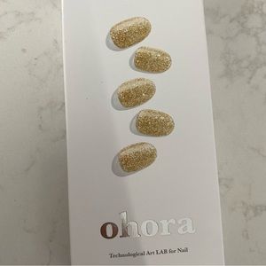 BNIB discontinued semi cured gel manicure ohora in n true gold.